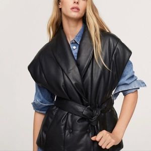 Jason Wu faux leather vest